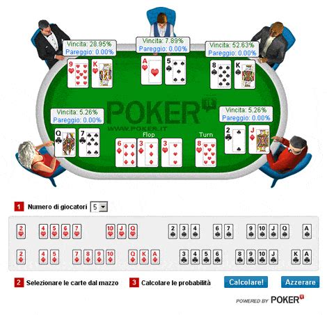 percentuali poker|calcolatore probabilità poker texas hold'em.